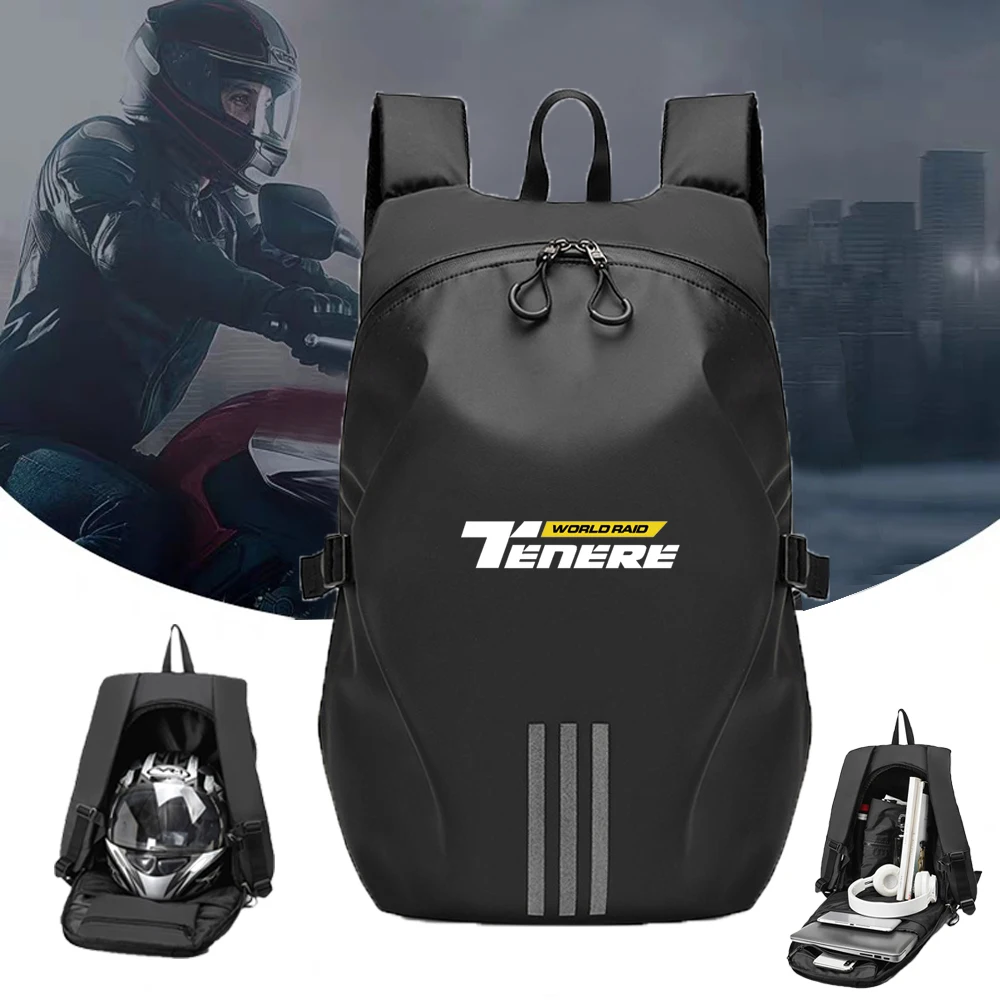 for  YAMAHA Tenere 700 World Raid Knight backpack motorcycle helmet bag travel equipment waterproof and large capacity