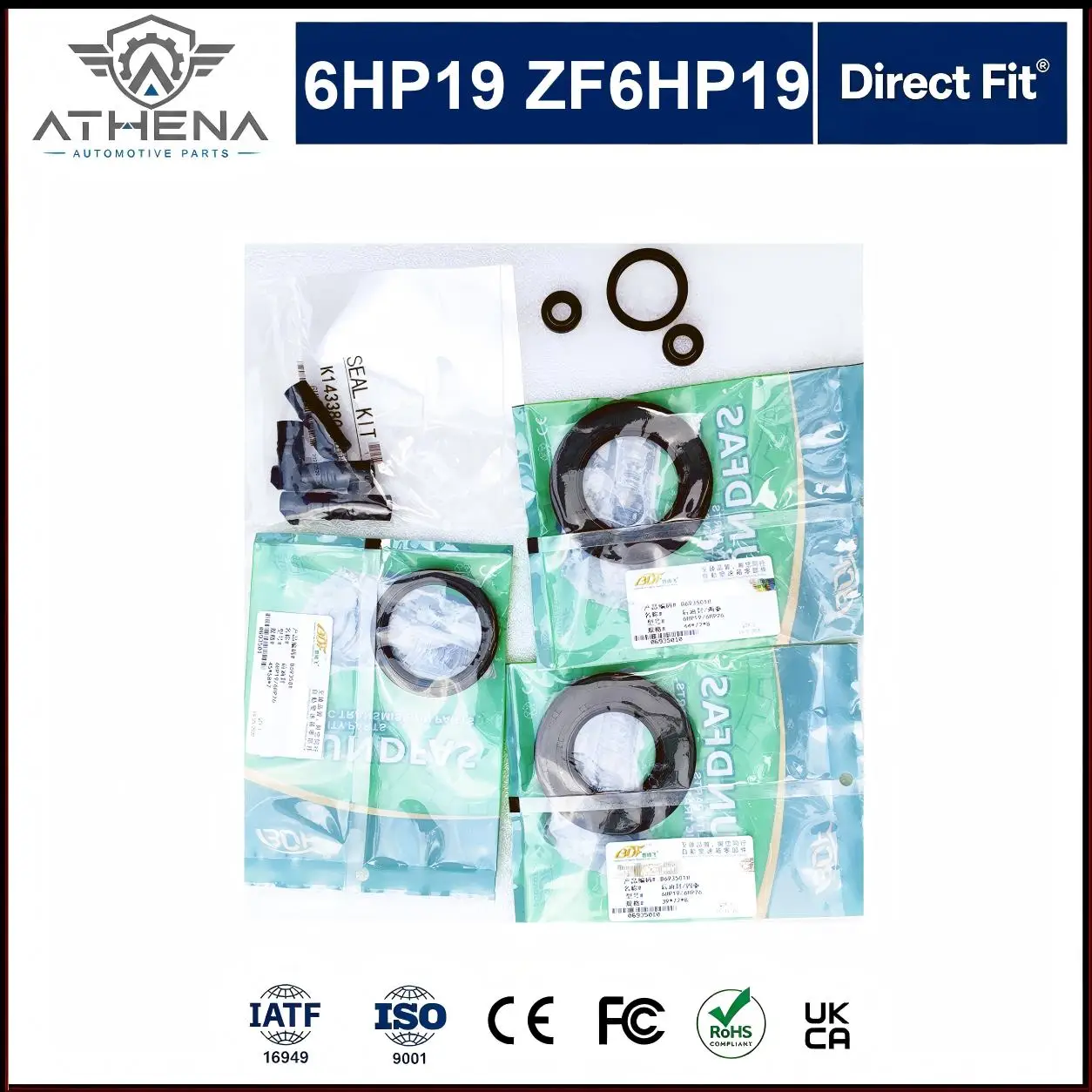 6HP19 ZF6HP19 Transmission Simple Overhaul Seal Kit Fix Oil Leak Pressure Loss Slip Fit BMW 2004‑2010 Gearbox
