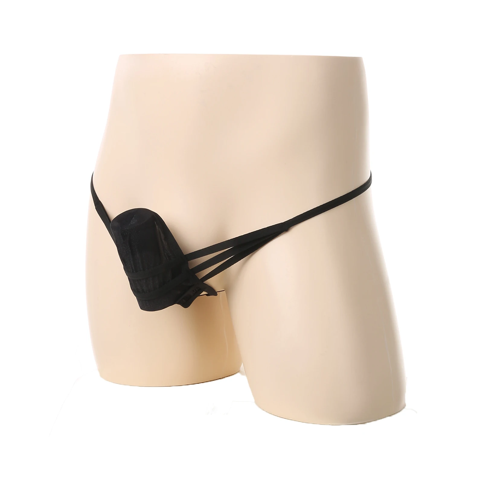 Men's Penis Thong Exotic Sheer Underwear G String Adjustable String Open Pouch Thongs Man Low-rise Cock Ring Bulge Lingerie