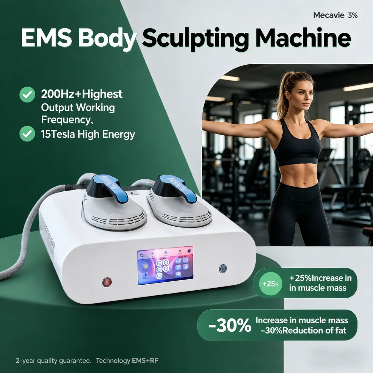 Convenient EMS Body Shaping Machine Electromagnetic Slimming Stimulation Fat Removal Muscle Building Home Use Beauty Tools