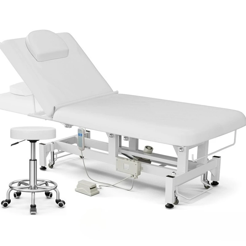electric liftable massage bed plastic bed medical beauty electric bed beauty salon body massage chair movable