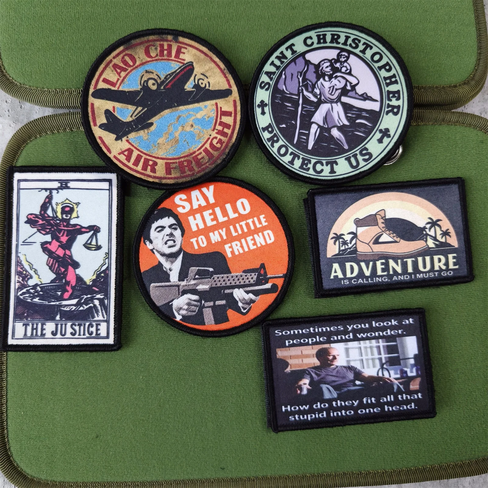 Funny Meme Quote Printed Tactical Morale Patch Hook and Loop Badges for Backpacks Vest Hat Gear