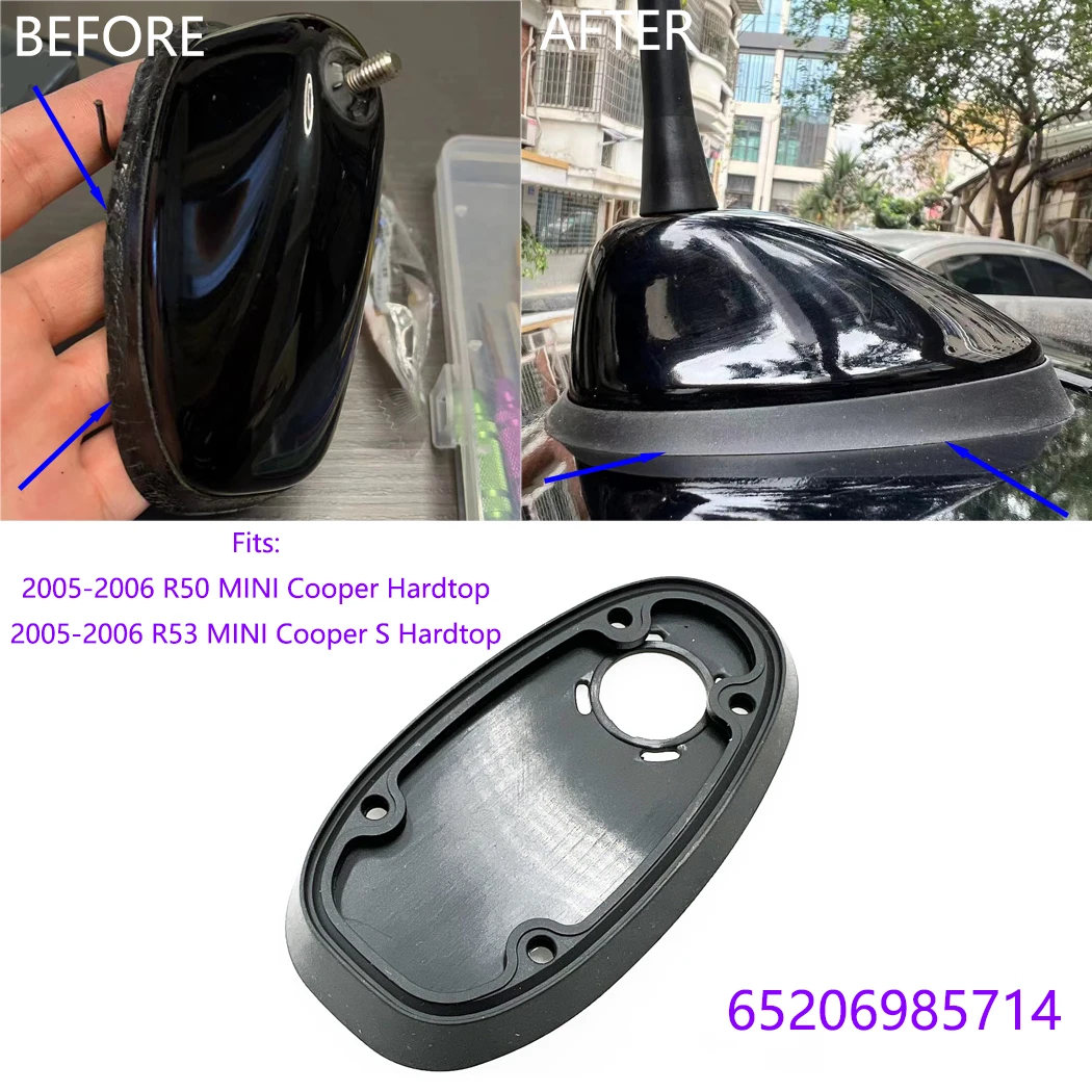 ESIRSUN Antenna Base Rubber Gasket Sealing Ring Fit For BMW MINI Cooper R50 R53 Hatchback Hardtop  ,65206985714