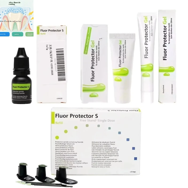 Dental Dentistry Ivoclar Fluor Protector S Fluoride Protective Varnish Gel Dental Caries Prevention Oral Teeth Care Material