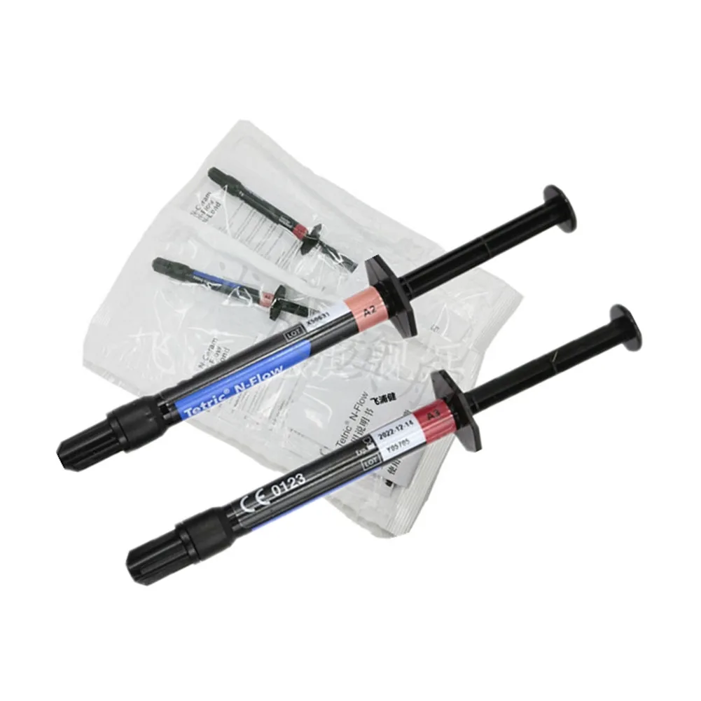 Flowable Nano Hybrid Composite Resin Ivoclar Tetric N-Flow Radiopaque Light Cure Dental Posterior Anterior Cavity Restoration 2g
