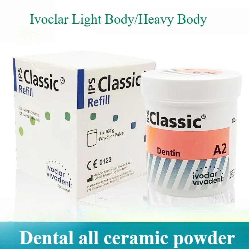 Dental Material Cut End Transparent Porcelain Powder Ivoclar Specialized Dental Restoration Wear-resistant Acid Alkali Resistant