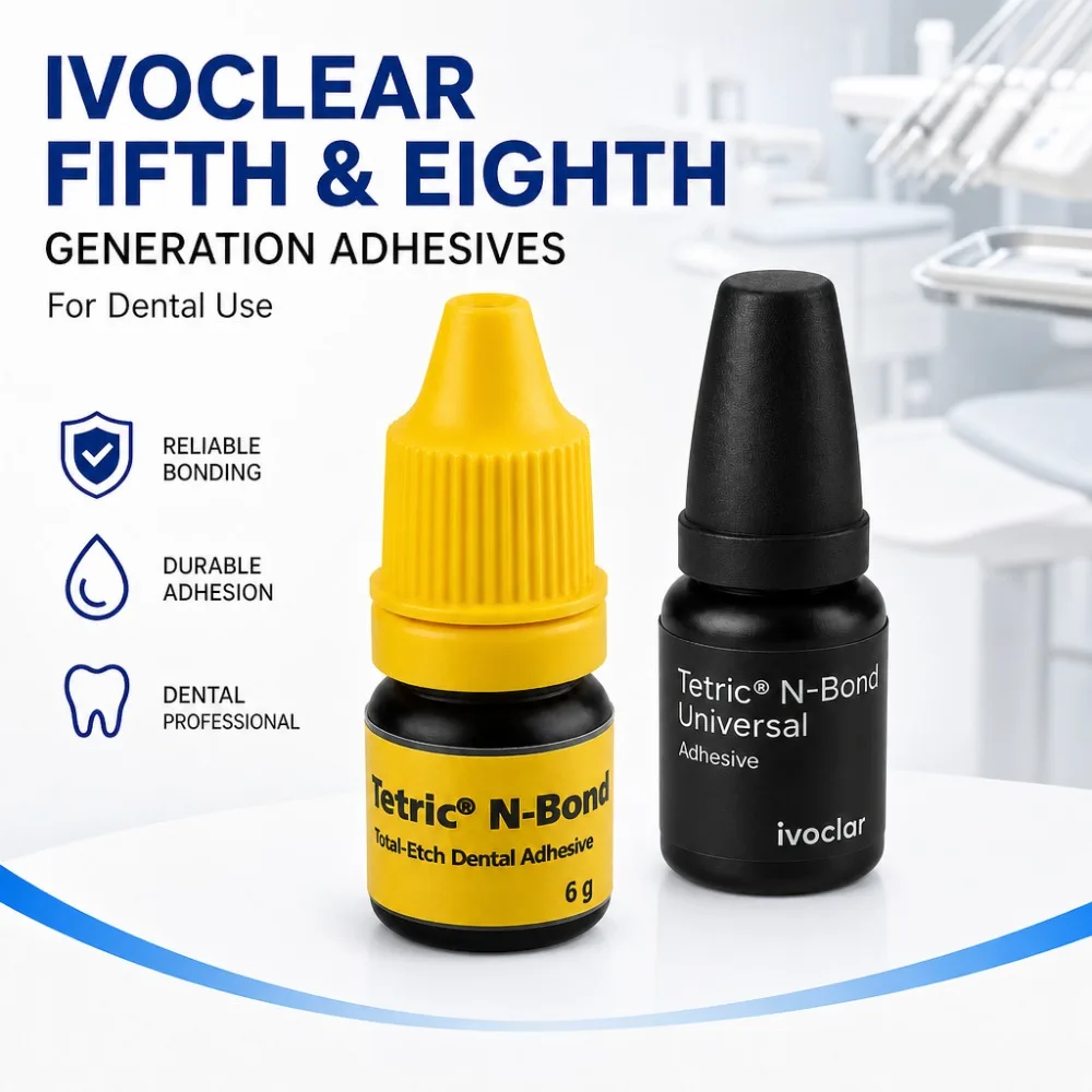 Ivoclar Tetric N-Bond Dental Adhesive 5th Gen Total-Etch / 8th Gen Universal Light Cure Bonding Agent 6g