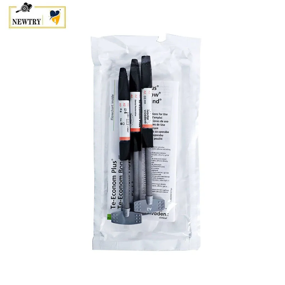 3Pcs/pack ivoclar Composite Resin Te-Econom Plus Light Curing Anterior Posterior Cavity Restorative Material A1/A2/A3/A3.5 Shade