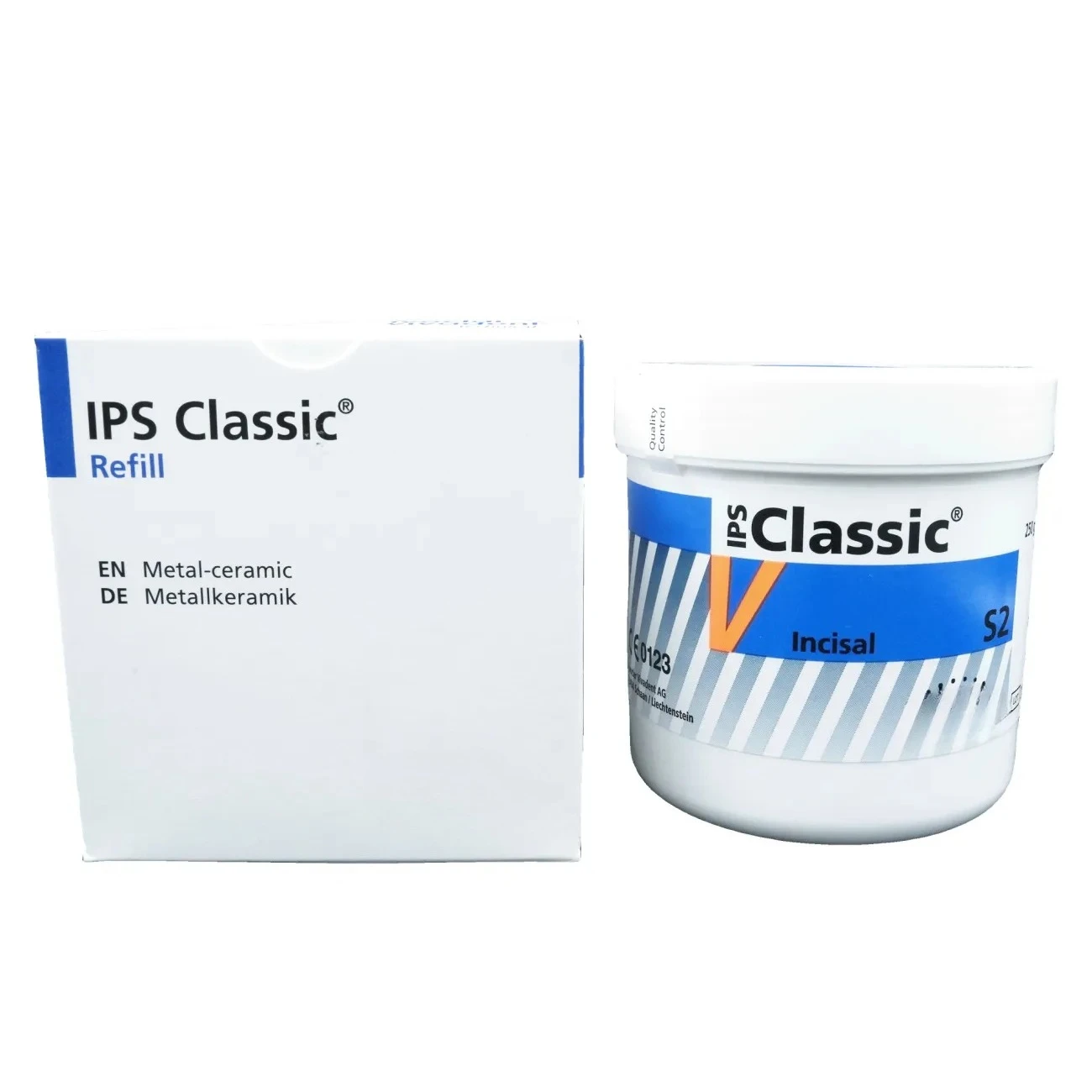 250g Dental ivoclar IPS Classic V Refill Transparent Incisal Dental Metal Porcelain Ceramics Powder 22 color available selection