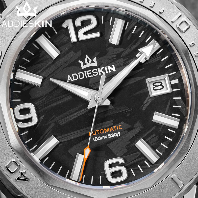 AddiesKin Miyota9015 Mechanical Men Watch Automatic Stainless Steel Waterproof Unique Watches Sapphire Crystal K007 Reloj Hombre