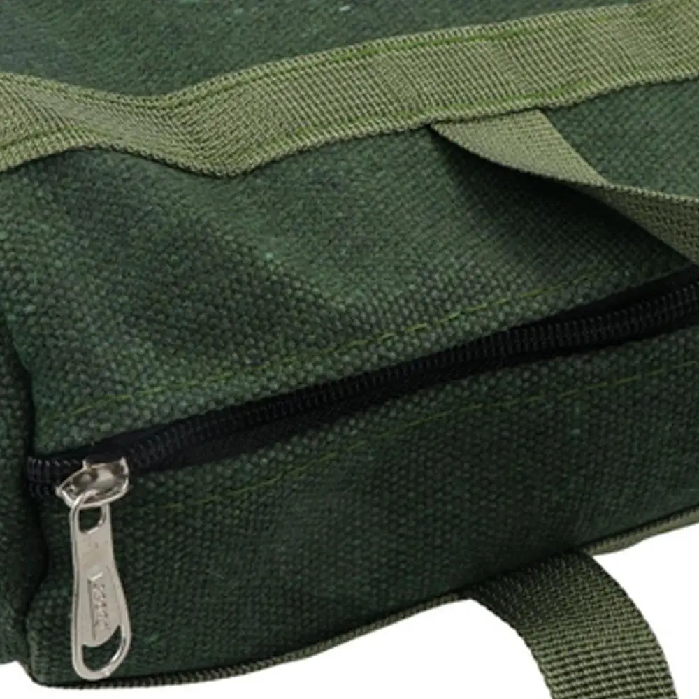 Large Capacity Repair Tool Bags Round Design Thick Canvas Tool Storage Organizer Waterproof Zipper Bags Hand Tool Case Pliers