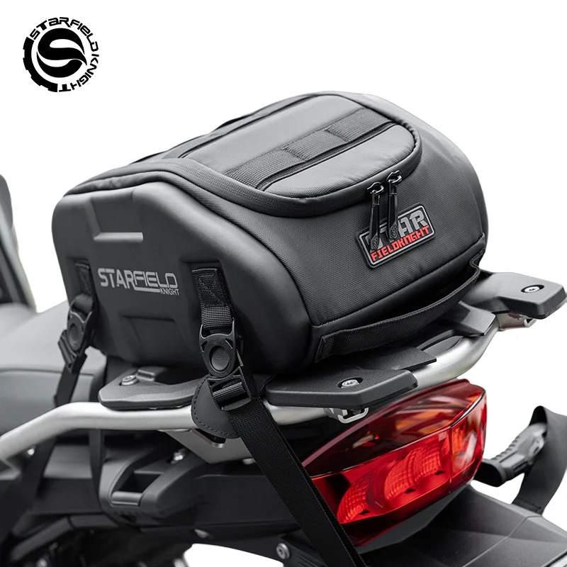 SFK High-capacity Motorcycle Rear Seat Bag Tail Pack Multifunctional Riding Front Oil Tank Bag Magnetic Fixation With Raincover