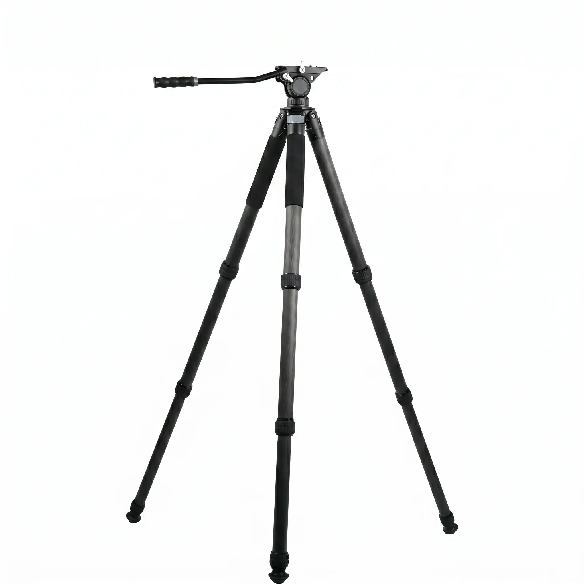 Carbon Tripod Portable Compact Lightweight Travel Stand for Digital DSLR Camera with Special-Shaped Center Column