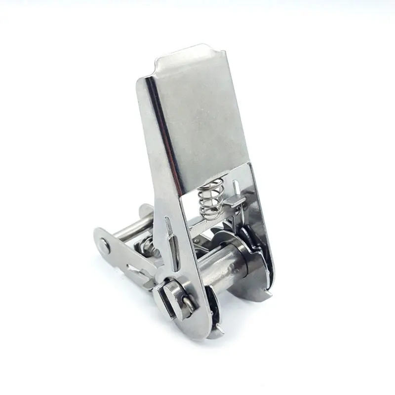 38X25mm Stainless Steel Rope Ratchet Buckle Tool Parts Tight Rope Tool Auto Accessories