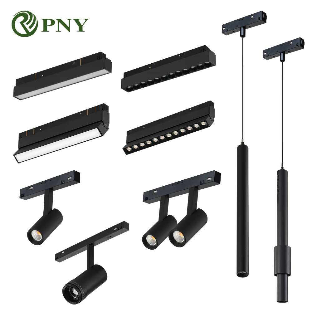 Magnetic Track Light 48V Magnet Spotlight Dimmable Floodlight Dali Rail Lamp Zigbee Tuya Smart Home LED Magnetic Track Lighting