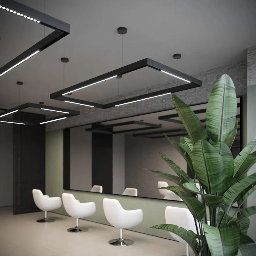 12W 24W 36W 48W Home Commercial Linear 48V Magnetic LED Track Light Modern Recessed Indoor Home Decor Magnet Track Lighting