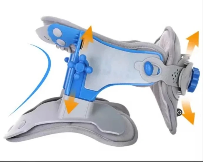 Customizable Traction Device With Heat Hot Compression Neck Stretcher Collar Brace Spine Adjust Support Pain
