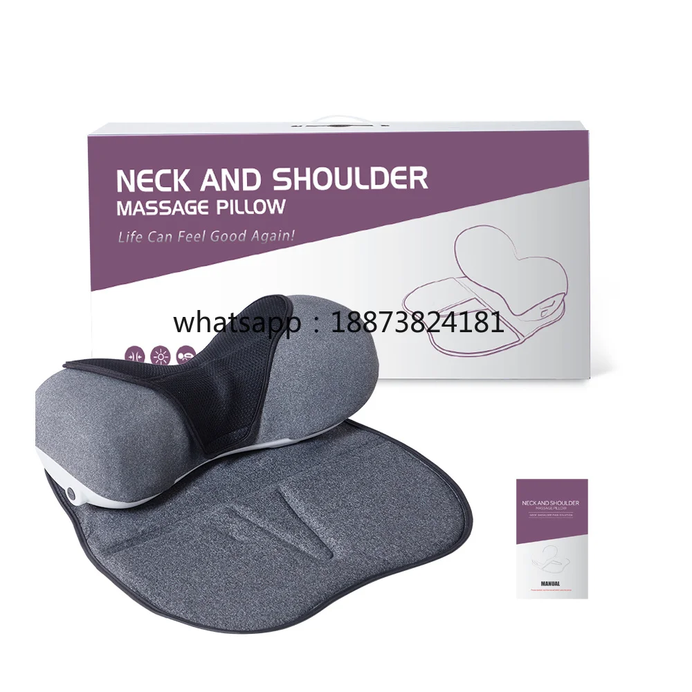 Far Infrared Heating and Pillowcore Neck & Shoulder Massager with Targeted Pain Relief fast shipping