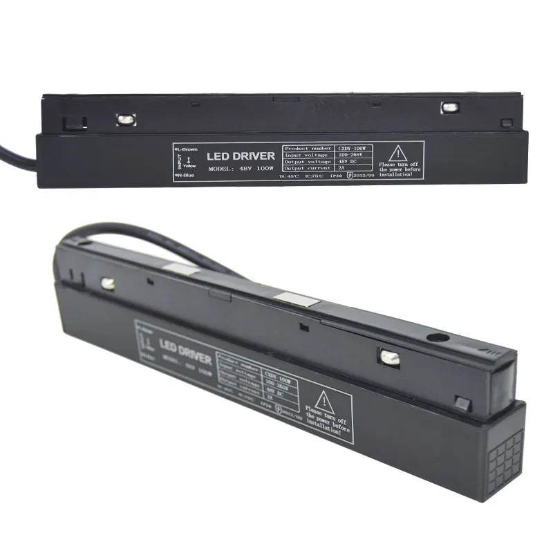 DC48V Power Supply for Track Light Transformers Magnetic Lamp Home Lighting Decor 100-260V 110V 220V 100W 200W DC LED Driver