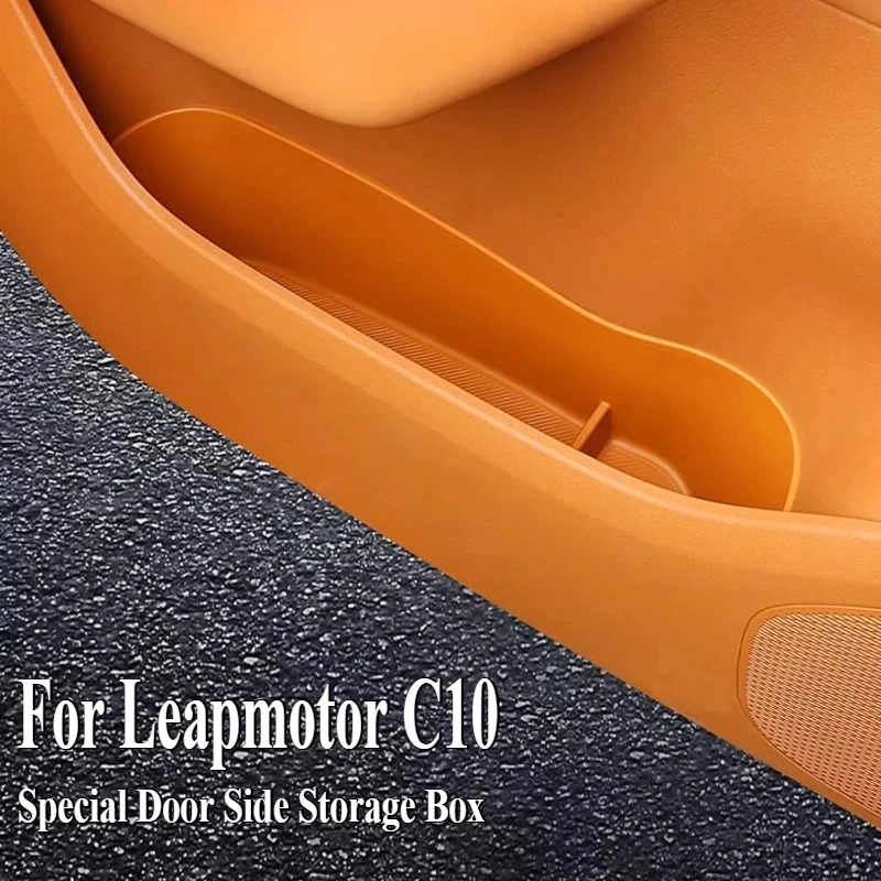 For Leapmotor C10 Special Door Side Storage Box Door Slot Storage Pad Bag Decorative Suppliers Car Modification Accessories