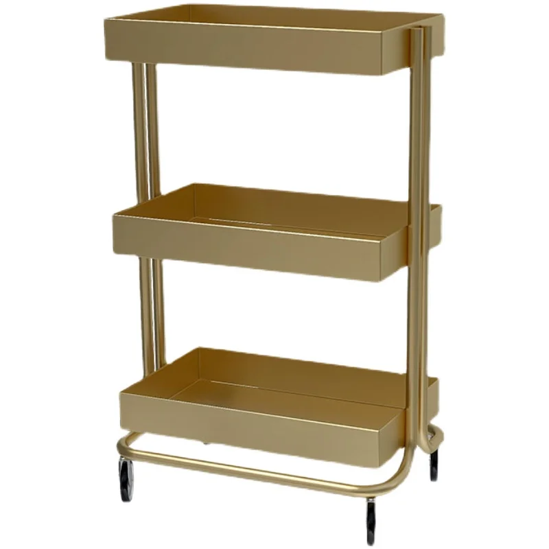 Beauty Salon Trolley Dedicated Manicure Beauty High-End Trolley Rack Hairdressing Barber Shop Mobile Tool Cart