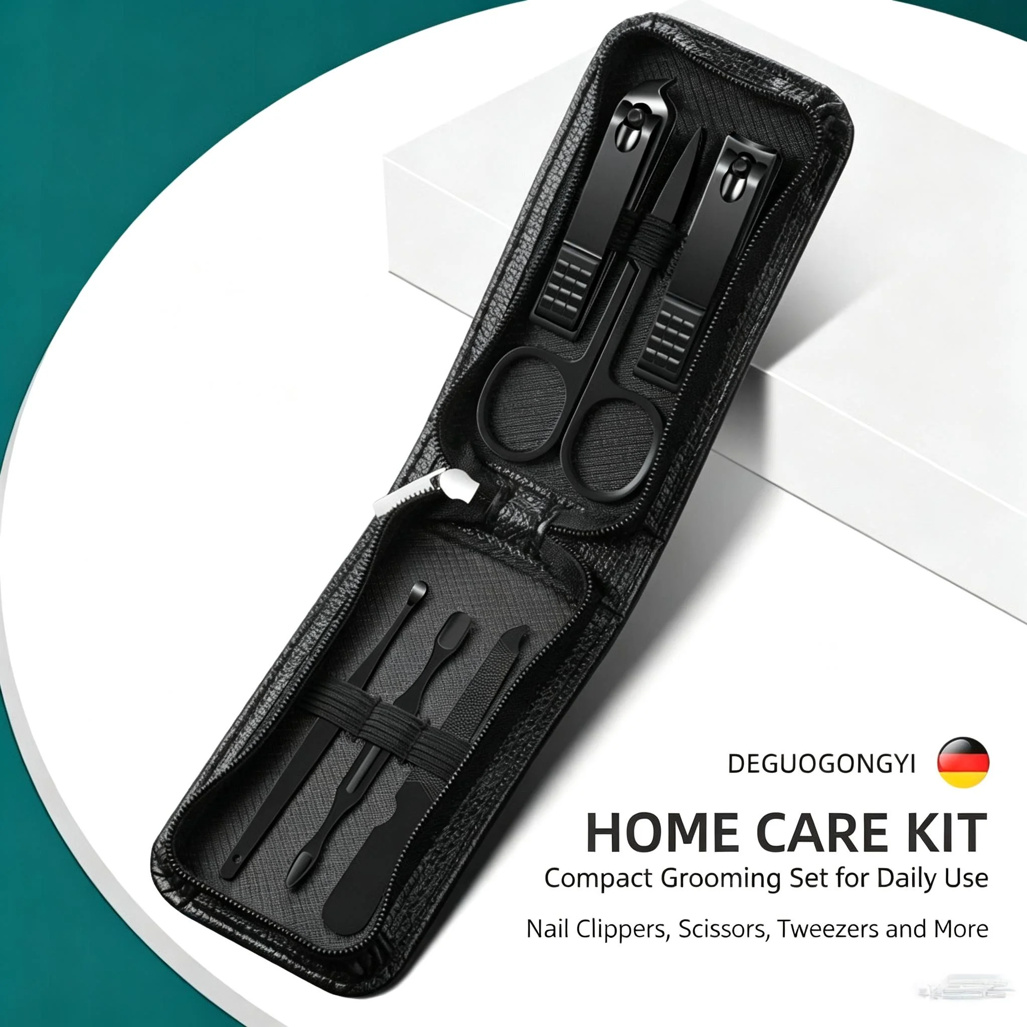 NEW 6 Piece Nail Scissors Set Household High End Mens And Womens Special Nail Clippers Manicure Beauty Tools Portable Household