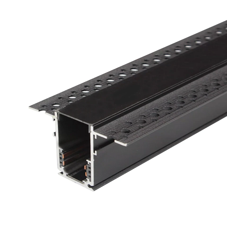 1.5 Metres Magnetic Rail Recessed Magnet Track Accessories  Smart Home 1.5m Embedded LED Magnetic Track Lighting System Kits