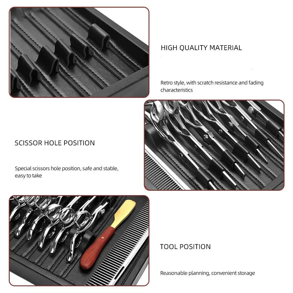 Professional Barber Hair Clipper Tray Display Tray Organizer Beauty Stylist Tool Box Holder Black Barber Storage Rack Salon