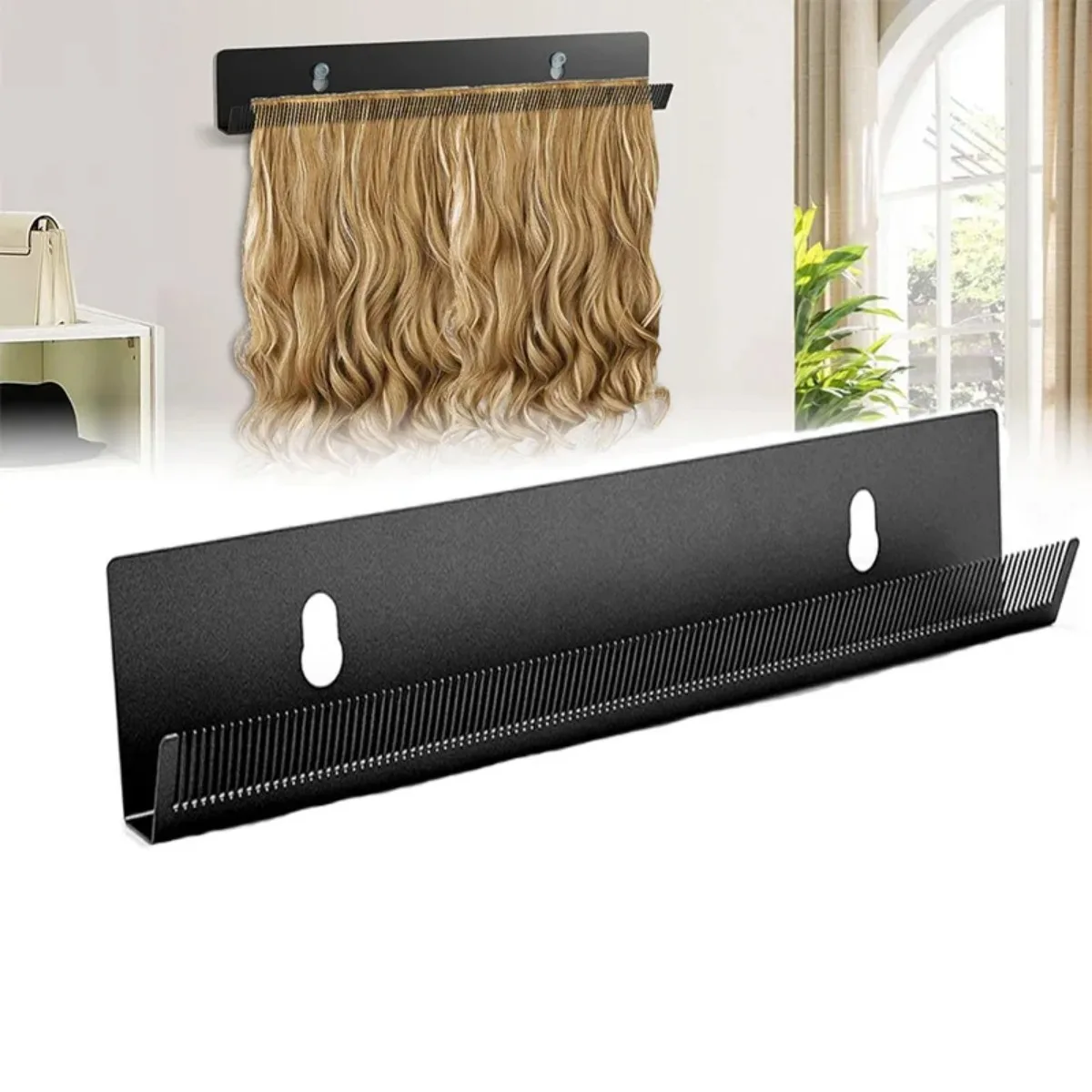 Metal Hair Extension Stand Wig Storage Display Rack Salon Organizer Professional Styling Holder Beauty Tools Shelf Rack