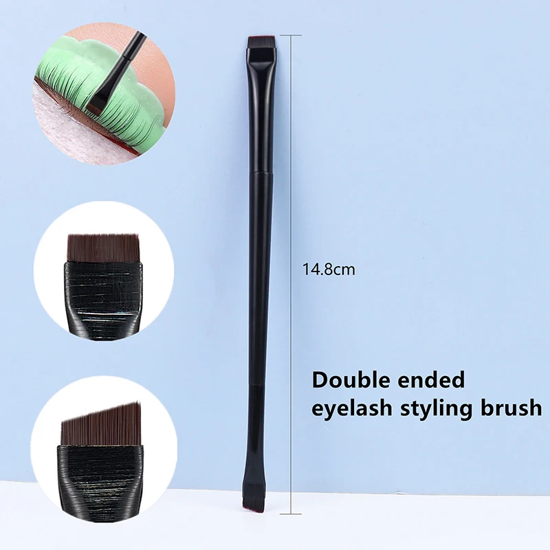 Flat Head Perm Brush Eyelash Styling Brush Lamination Eyelashes Separating Tool Eyelash Extension Supplies Tools Lash Lift Tool