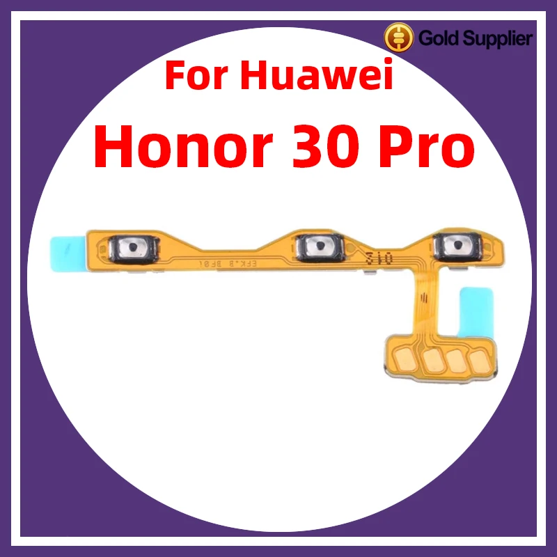 For Huawei Honor 30 Pro Power ON OFF Volume Camera Key Button Switch Flex Cable Replacement