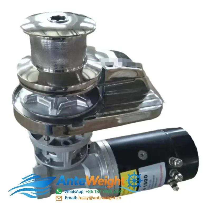 12V 1000w  1200W Heavy Duty Highspeed Anchor Winch Windlass Capstan Boat 55ft to 90ft