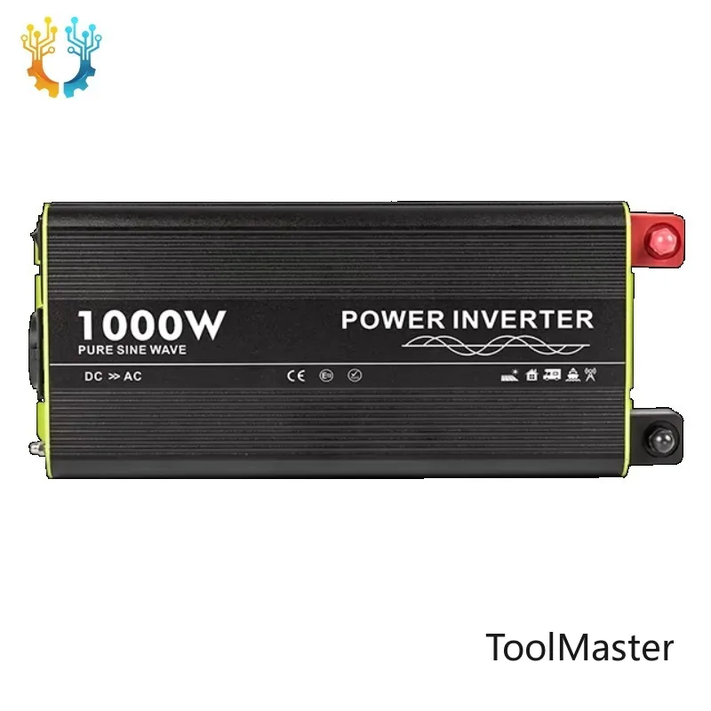 【2026】High Efficiency 500W 1000W 1500W 2000W 3000W DC 12V 24V To AC 220V Solar Off Grid Pure Sine Wave Power Inverter