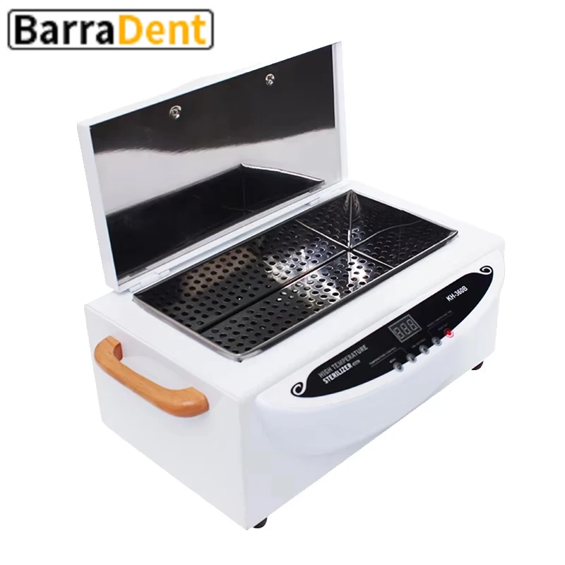 High Temperature Nail Sterilizer Sanitizing Box With LCD Screen For Salon Tweezers Scissors Manicure Nail Disinfection