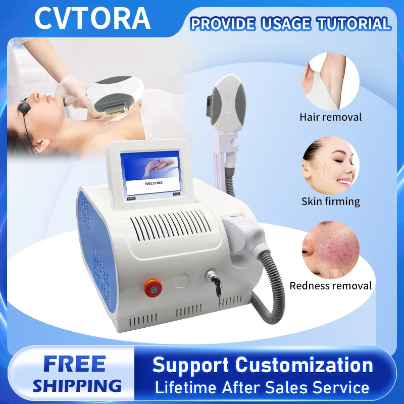 Beauty Salon 500000 Shots IpL E Light OPT Painless Laser Permanent Hair Removal Remove Color Spots Redblood Acne Photon Rejuvena