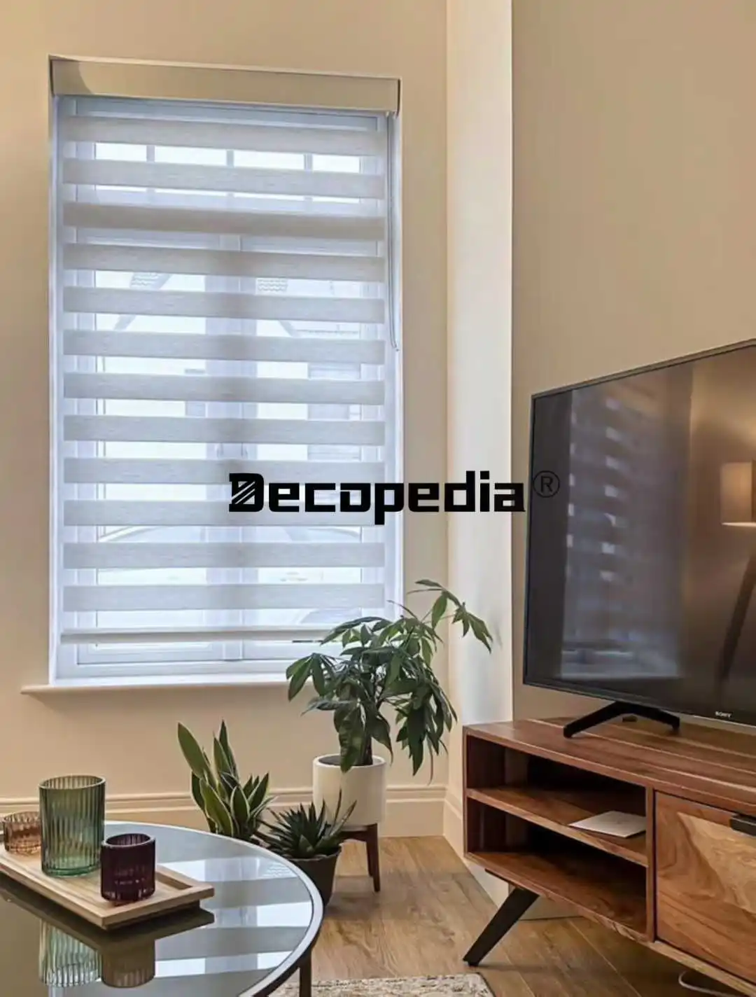 Faux Linen Zebra Blinds Window Blinds Day and Night Roller Shades Blackout for Home Windows Sliding Door