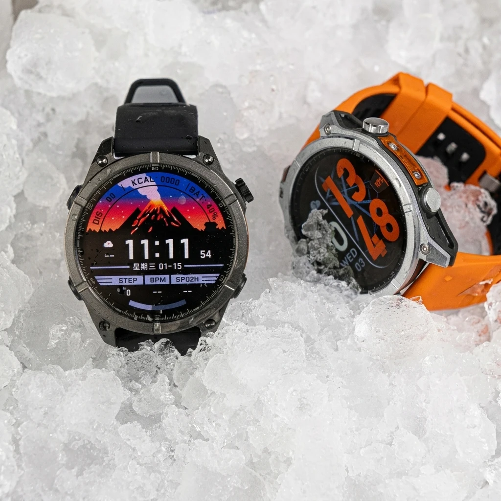 HD300 Outdoor Sports Smart Watch NFC AMOLED Health Watches Bluetooth Call Travel Diving Smartwatch Passometer Calorie Counter