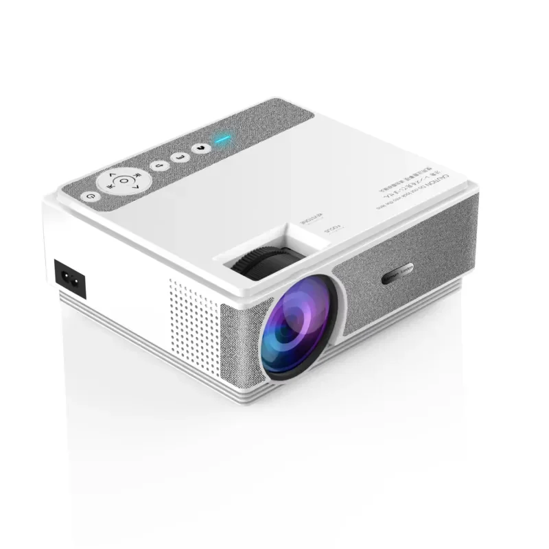Dual WiFi 5.0 Home Projector 1080P Resolution with Short Throw Feature for Indoor and Outdoor Business Use LED Lamp