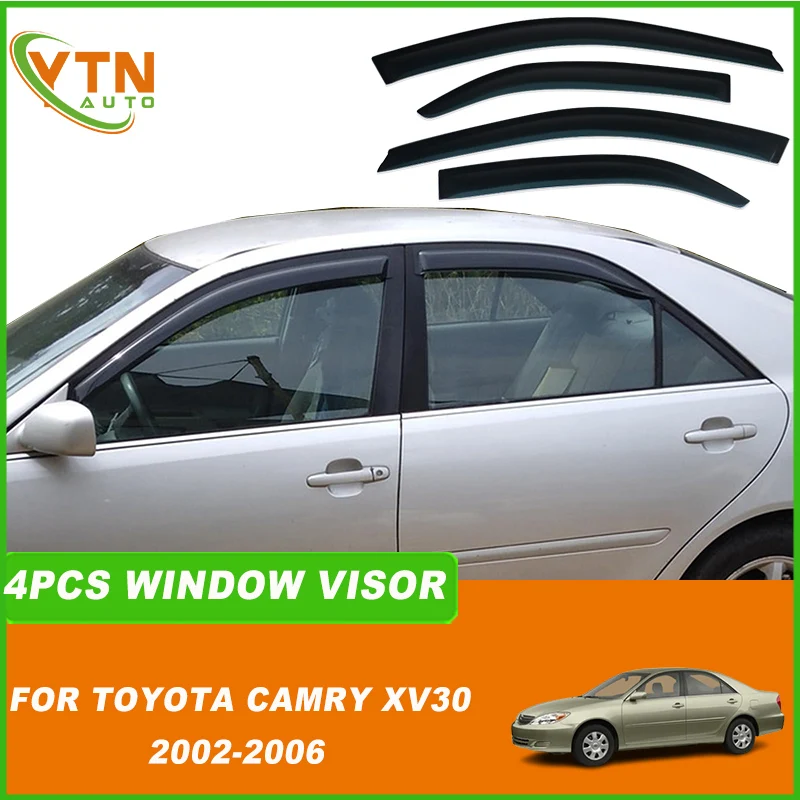 For Toyota Camry XV30 2002 2003 2004 2005 2006 Car Window Visors Weathershields Wind Rain Guard Visor Rain Guard