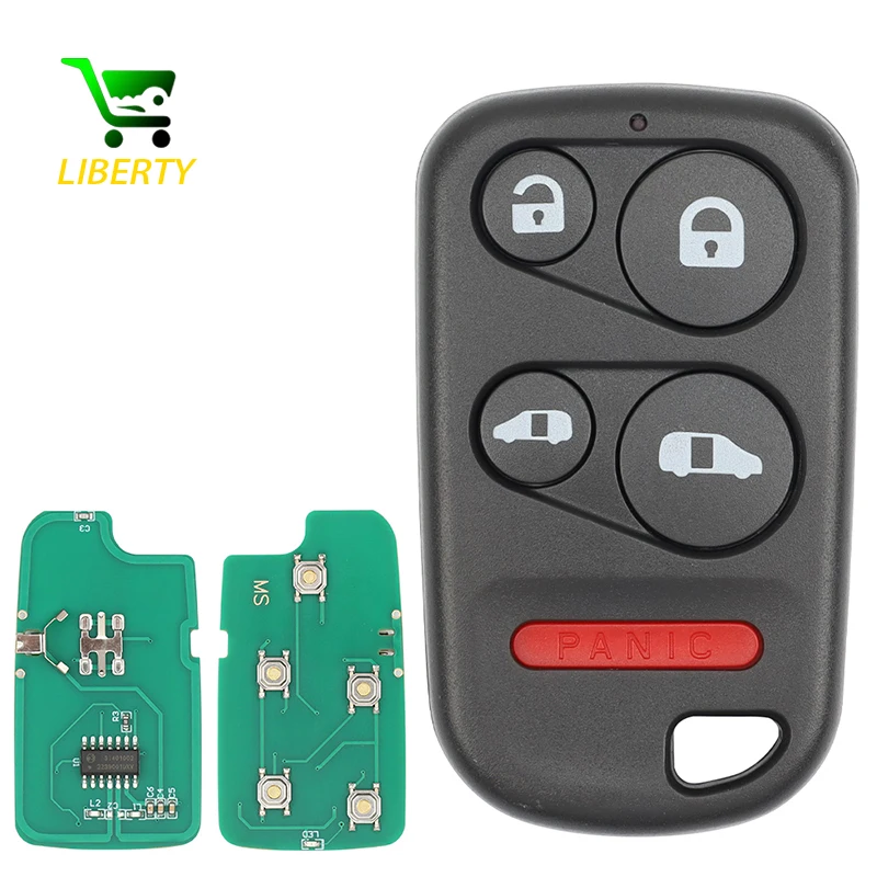 Liberty Car Remote Control Key Fob OUCG8D-440H-A 308MHz For Honda Odyssey 2001 2002 2003 2004 Vehicle Replace Transponder Key