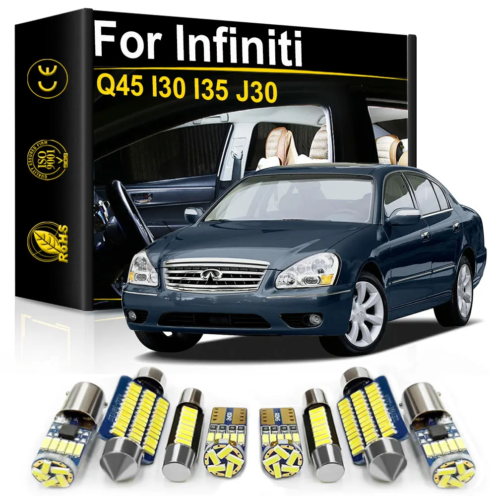 For Infiniti I30 I35 J30 Q45 1990 1997 1998 1999 2000 2001 2002 2003 2004 2005 2006 Car Interior Lights LED Accessories Canbus