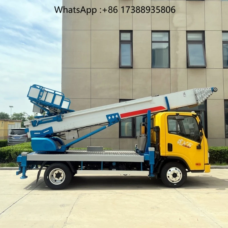 JIUHE Construction Material Lift Machine  Engine Furniture  Lift Truck 32m Aerial Ladder Lift Truck for Sale