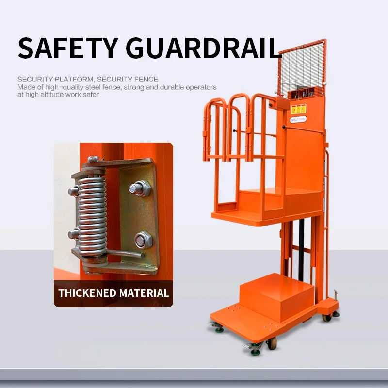 4.5M Climbing Vehicle for Indoor Warehouse 3M Electric Aerial Reclaimer Mobile Lifting Platform