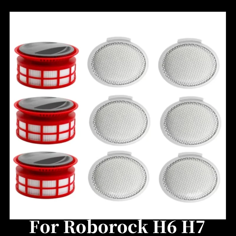 For Roborock H6 H7 HEPA Post Filter Accessories Handheld Cordless Vacuum Cleaner Replacement Spare Parts Sweeper Dust Bags