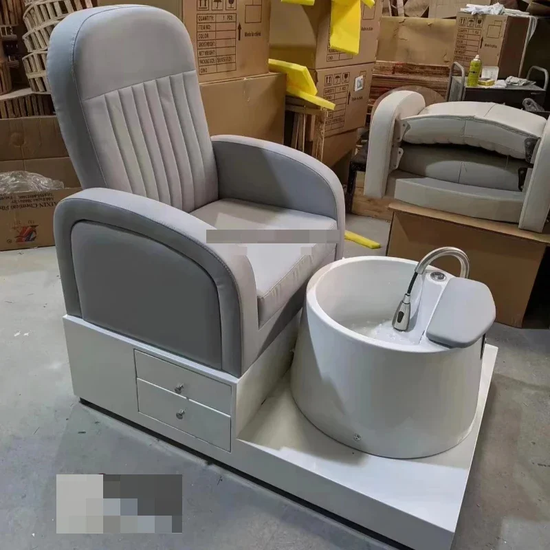 Nm A44 GU YichengBeauty Factory Offer High Back Foot Spa Massage Manicure Pedicure Chairs For Nail Salon Foot Bath Sofa Pedicur