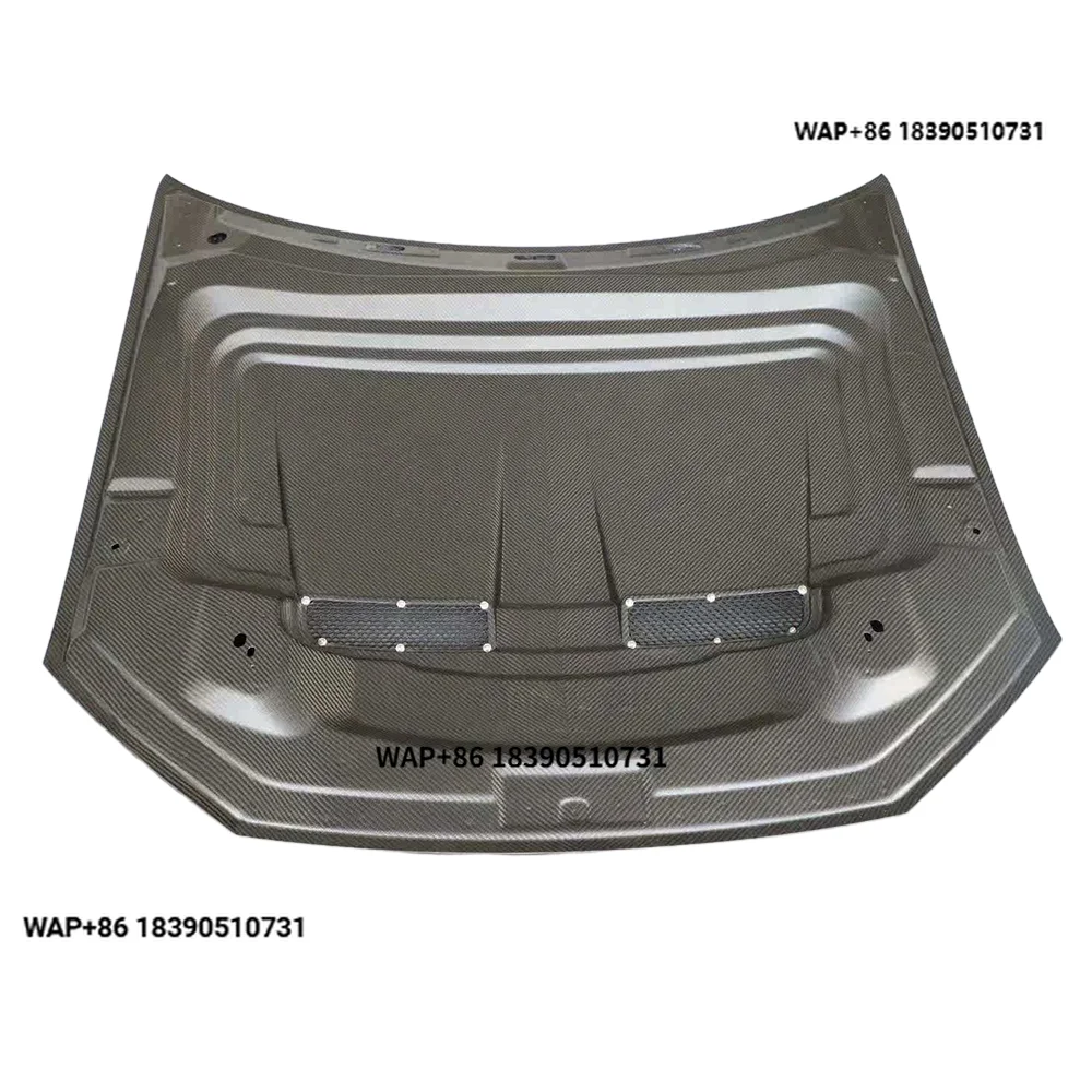 MSY Style Dry&Wet Carbon Fiber Car Front Engine Hood Vented Bonnet Fit for Q8 SQ8 RSQ8 2018-2022