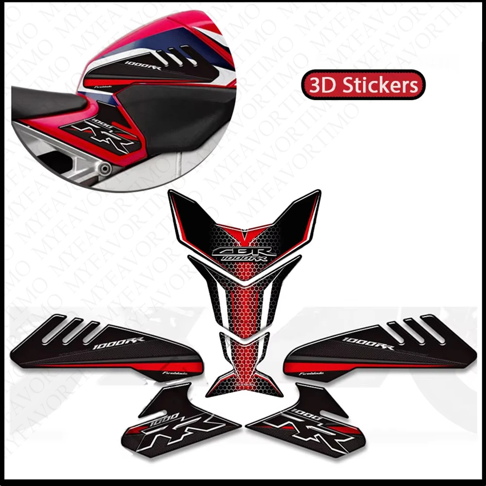 For CBR 1000RR CBR1000RR SP Fireblade Motorcycle Tank Pad Protector Grips Gas Fuel Oil Kit Knee Stickers 2017-2022