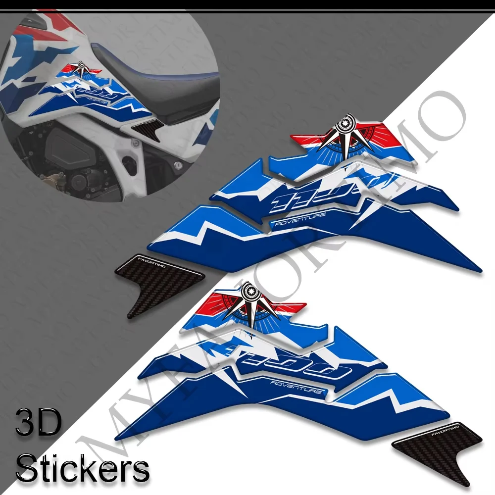 Motorcycle Fuel Tank Pad Protector Covers Waterproof 3D Stickers Kit For Africa Twin CRF 1100L CRF1100L CRF1100  Adventure
