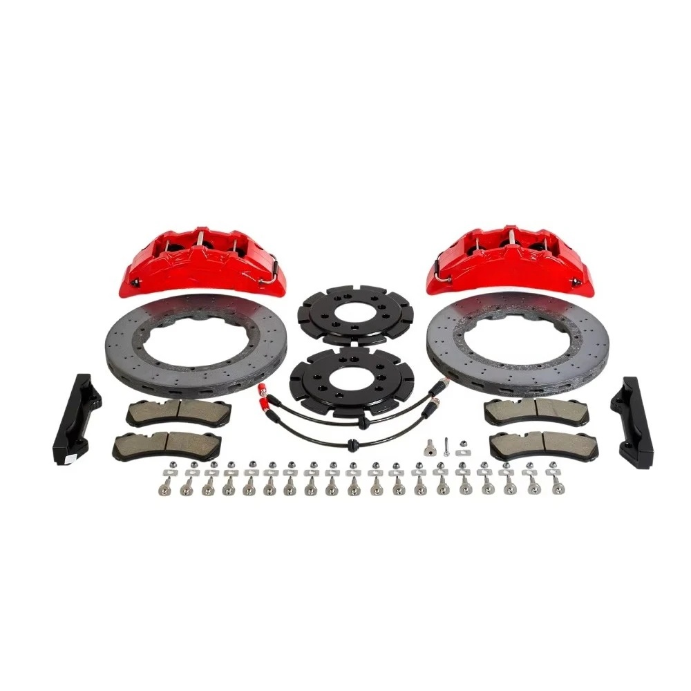 ICOOH High Performance Car Brake System 4-Pot Piston Brake Kit Racing Brake Pads for Dodge RAM1500