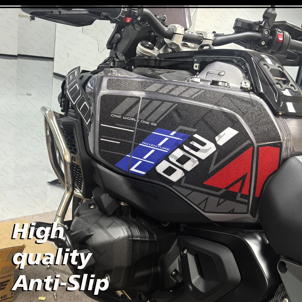 For R1300GS R1300 R 1300 GS Adventure ADV GSA Tank Pad Gas Fuel Oil Kit Knee Protection Accessories Stickers Decals 2024 2025